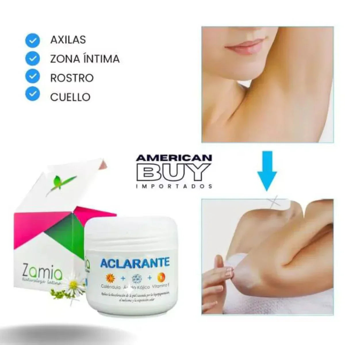 Crema Aclarante Zamia™ - Elimina manchas y mejora tu piel