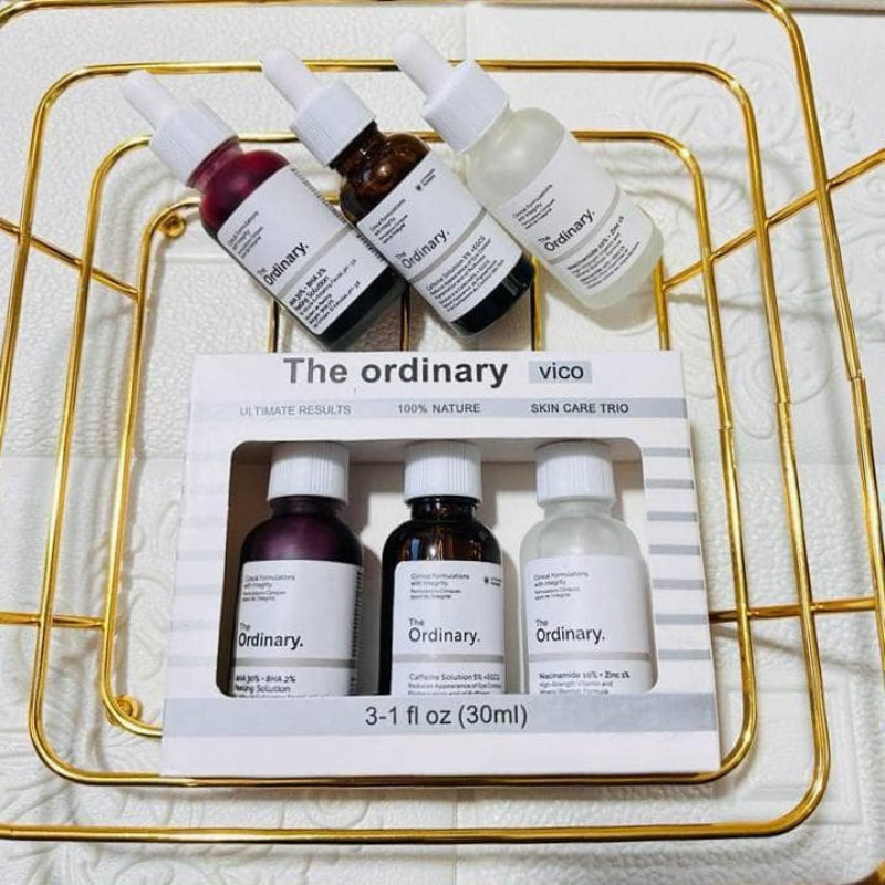 The Ordinary Glow Set – Rutina facial completa x3