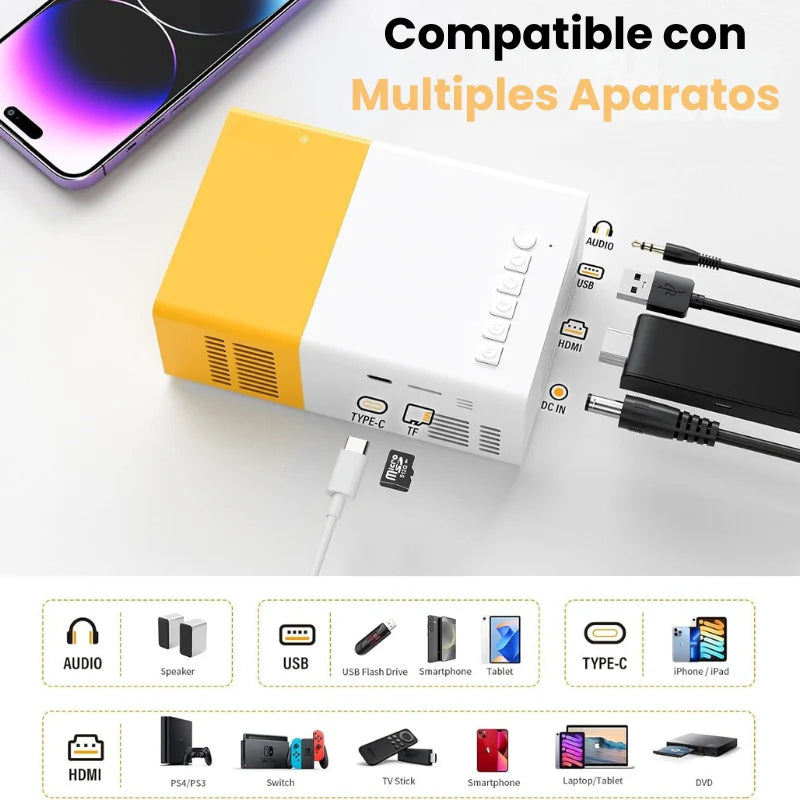 CineBeam GO - Mini Proyector Portatil