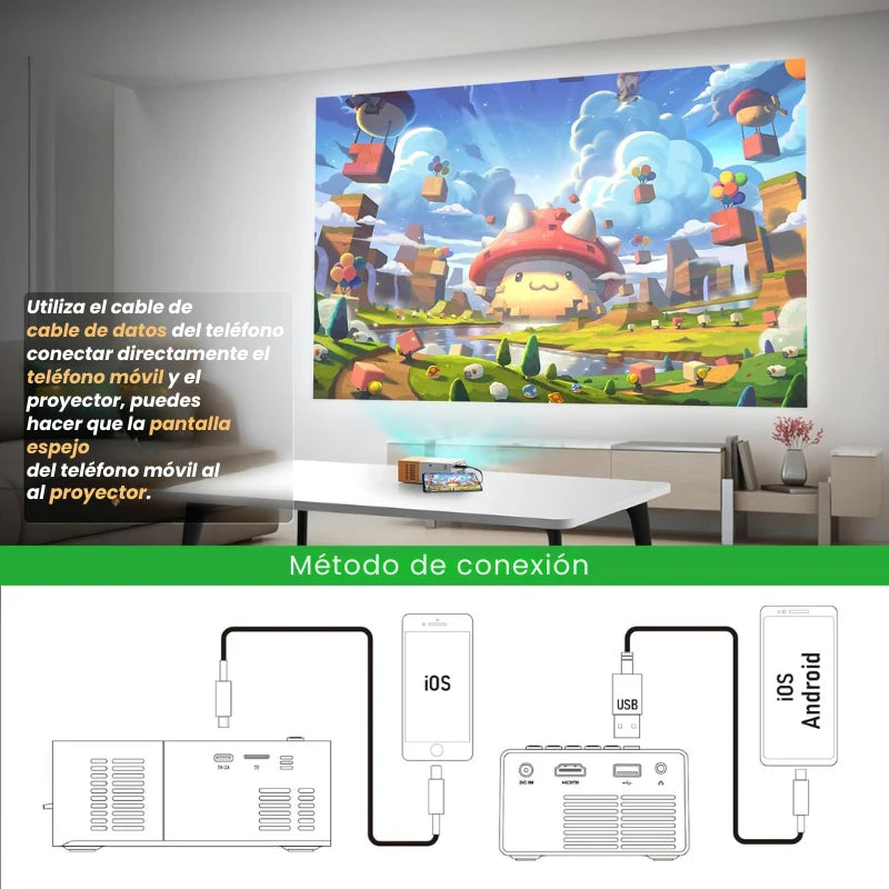 CineBeam GO - Mini Proyector Portatil