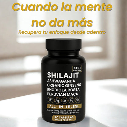 Shilajit Ashwagandha - Recarga tu vida con energía pura