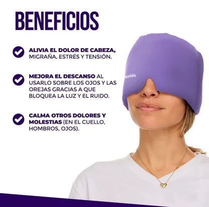 CoolRelax - Gorro de Gel Anti migraña