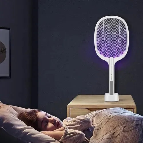 Raqueta Mata Mosquitos Eléctrica Con luz UV