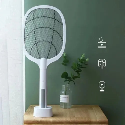 Raqueta Mata Mosquitos Eléctrica Con luz UV