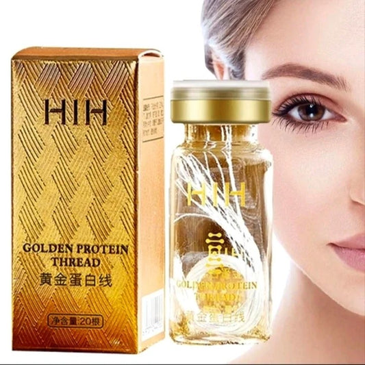 HIH – Hilo de colágeno y proteína dorada facial