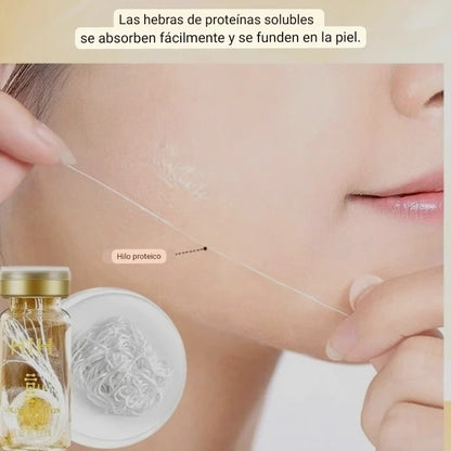 HIH – Hilo de colágeno y proteína dorada facial